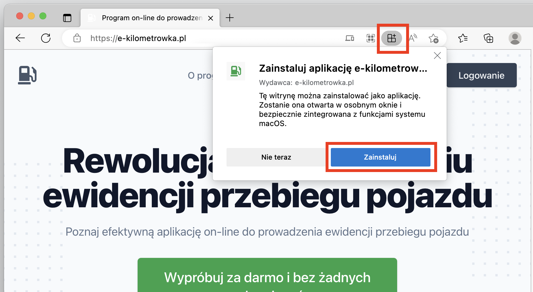 Przeglądarka Microsoft Edge